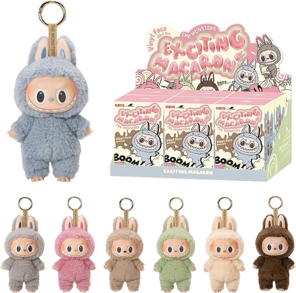 Pop Mart Labubu -  The Monsters Tasty Macarons Vinyl Face (Randon Design)