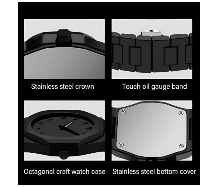 Arabic Aura Watch - Full Black Edition