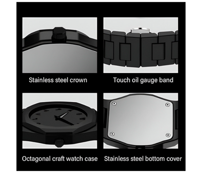 Arabic Aura Watch - Full Black Edition