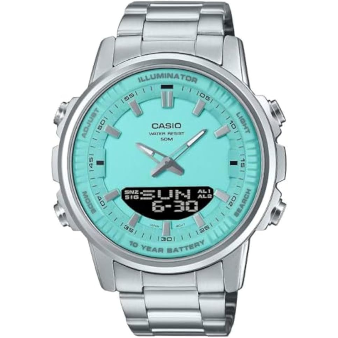 CASIO Stainless Steel Band Analog Digital Watch (Premium Quality)