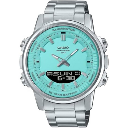 CASIO Stainless Steel Band Analog Digital Watch (Premium Quality)