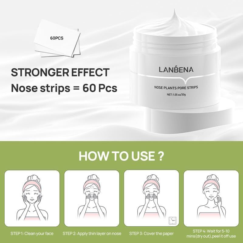 LANBENA Nose Pore Strips Cream